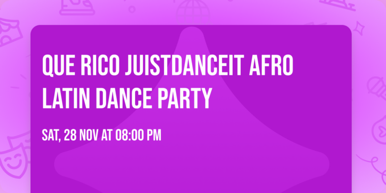 Que Rico JuistDanceIt Afro Latin Dance Party — muziek in Heerenveen